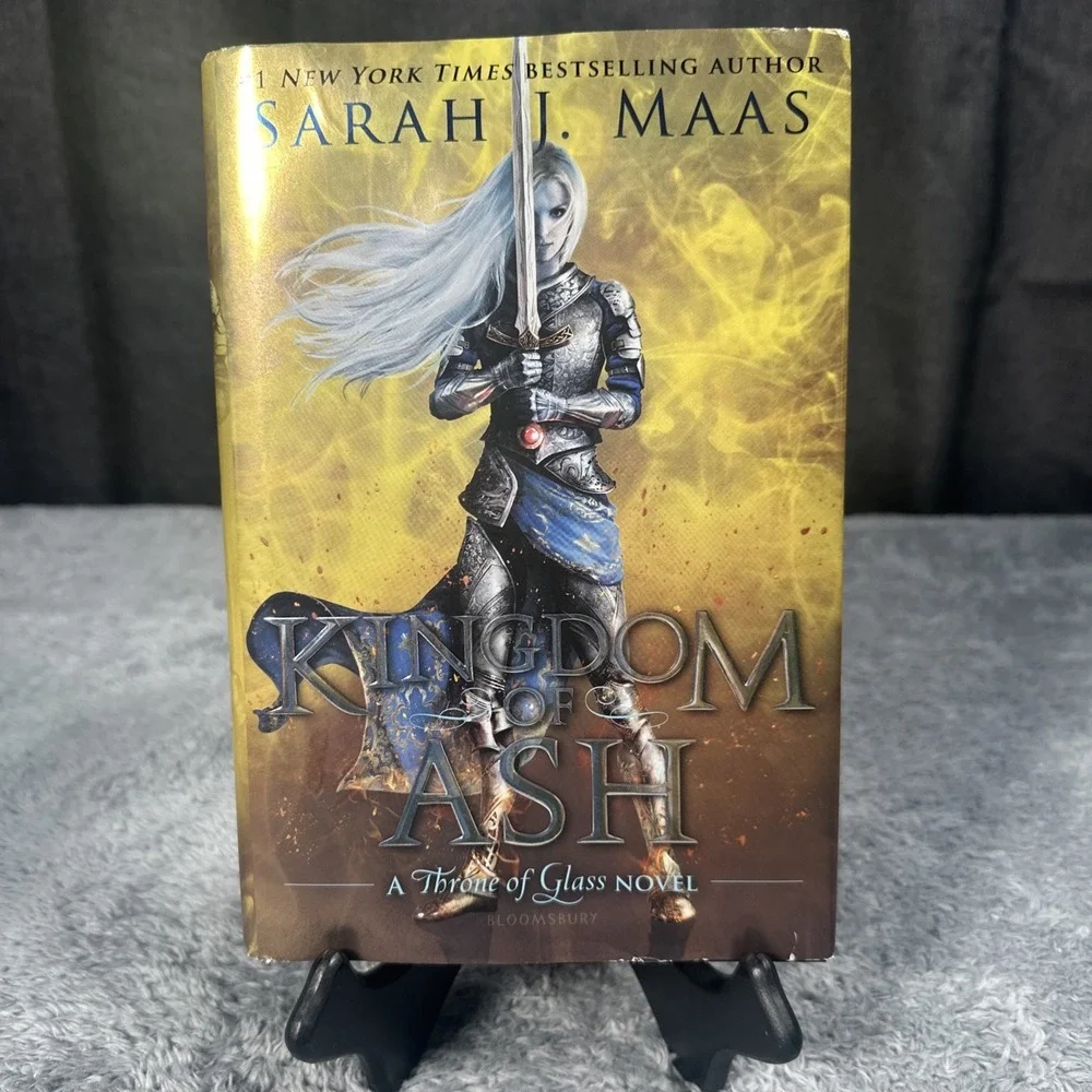 Kingdom of Ash Throne of Glass First Edition Sarah J. Maas Hardcover Book